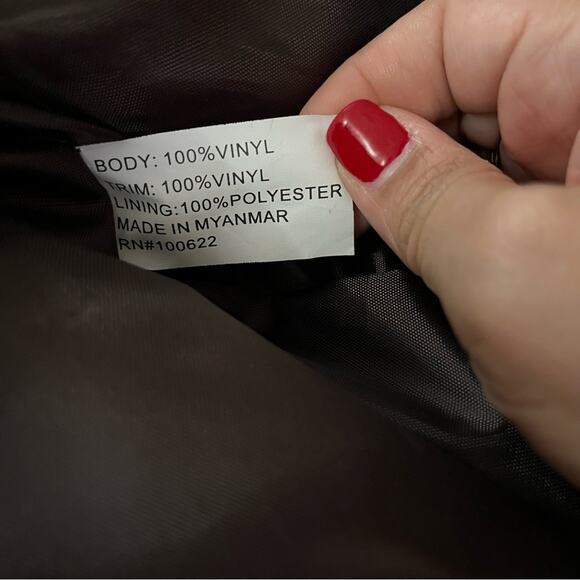 B.O.C. Born Concepts Womens Oakley Brown Faux Leather Satchel Handbag - Picture 9 of 12